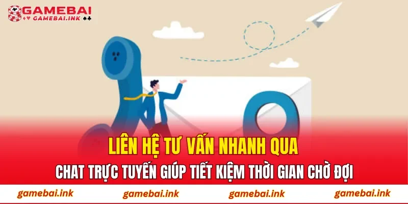 Liên Hệ 3 Liên hệ tư vấn nhanh qua chat trực tuyến giúp tiết kiệm thời gian chờ đợi
